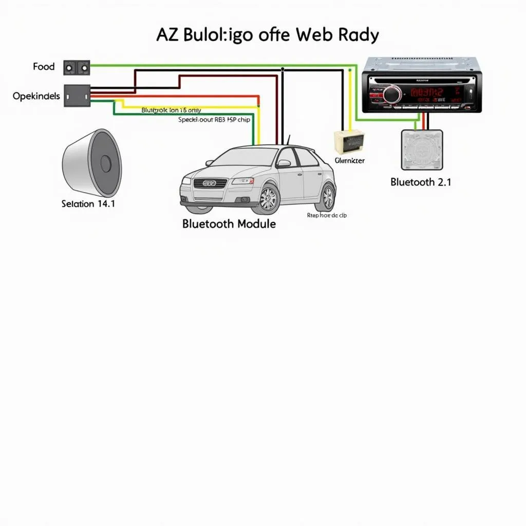 Car radio wiring diagram