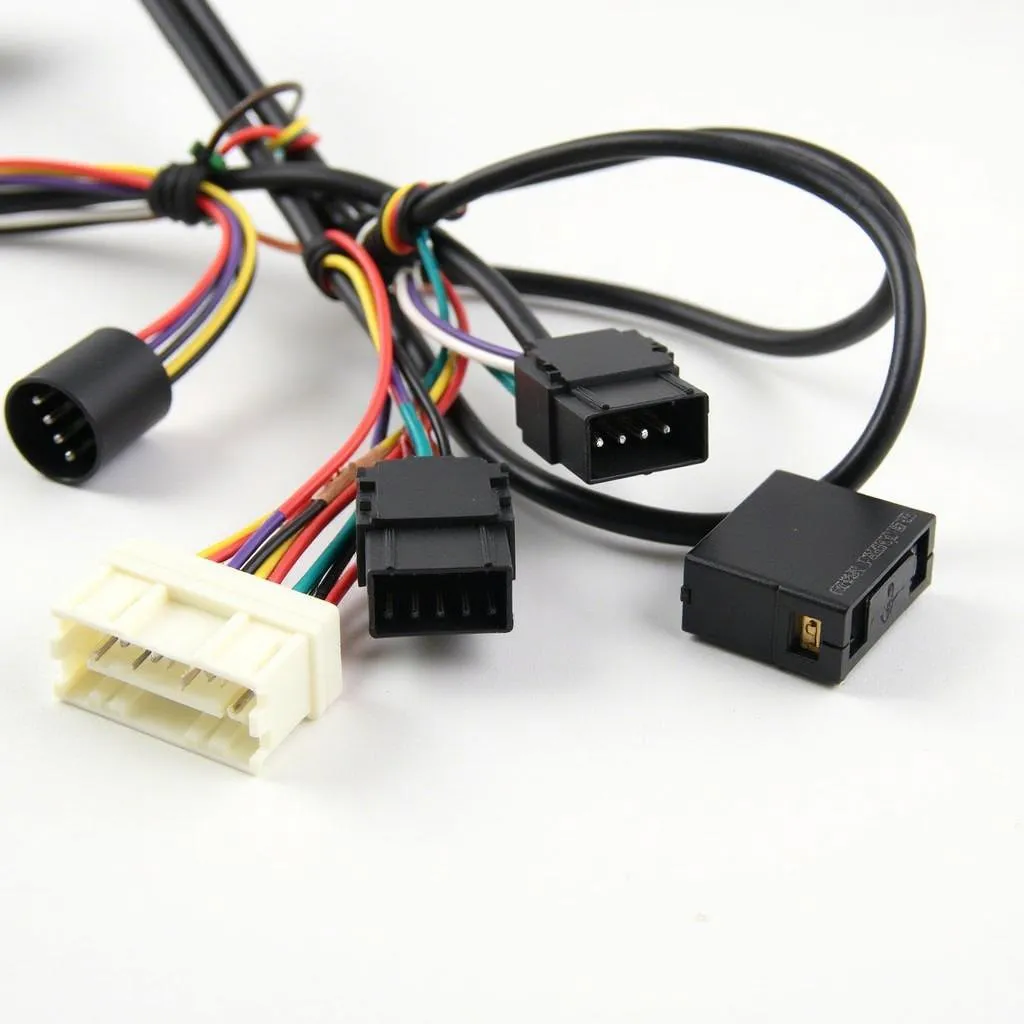 Car radio wiring harness