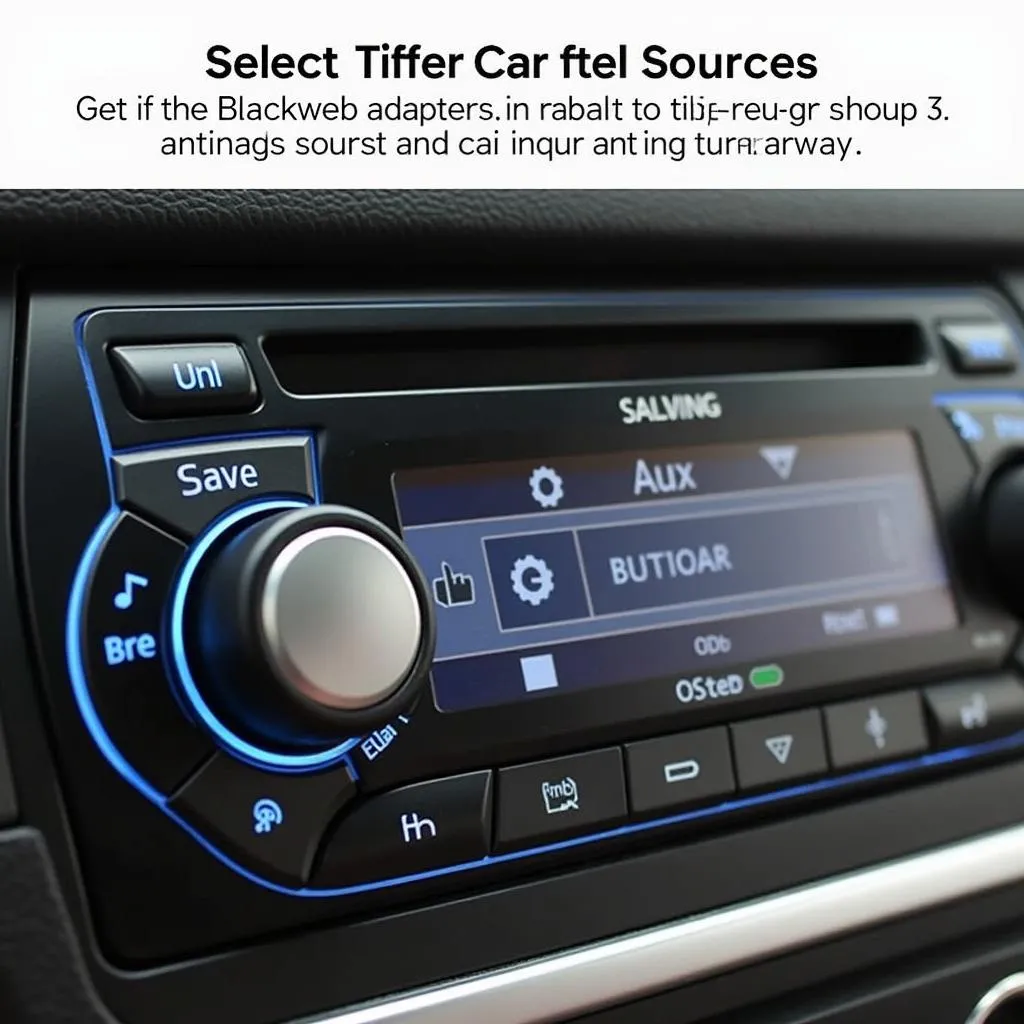 Car Stereo AUX Input Setting