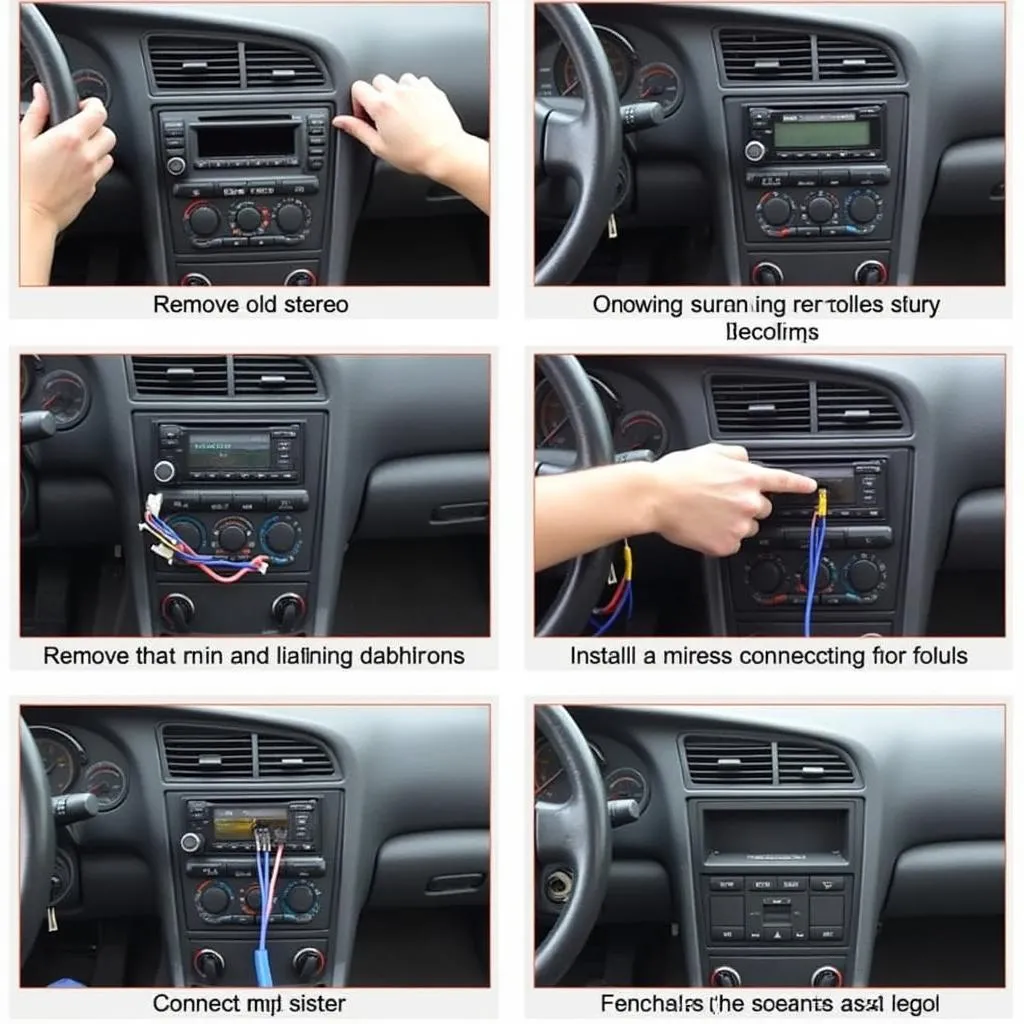 Car Stereo Installation Process in 1996 Toyota Corolla