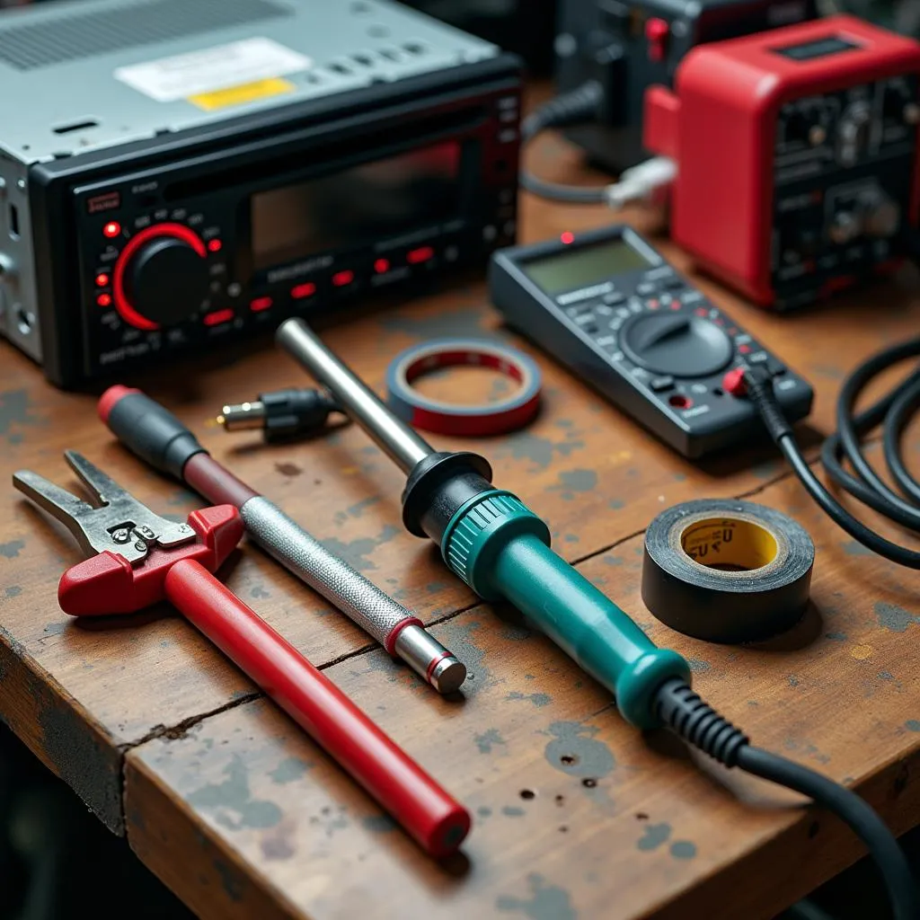 Car stereo repair tools