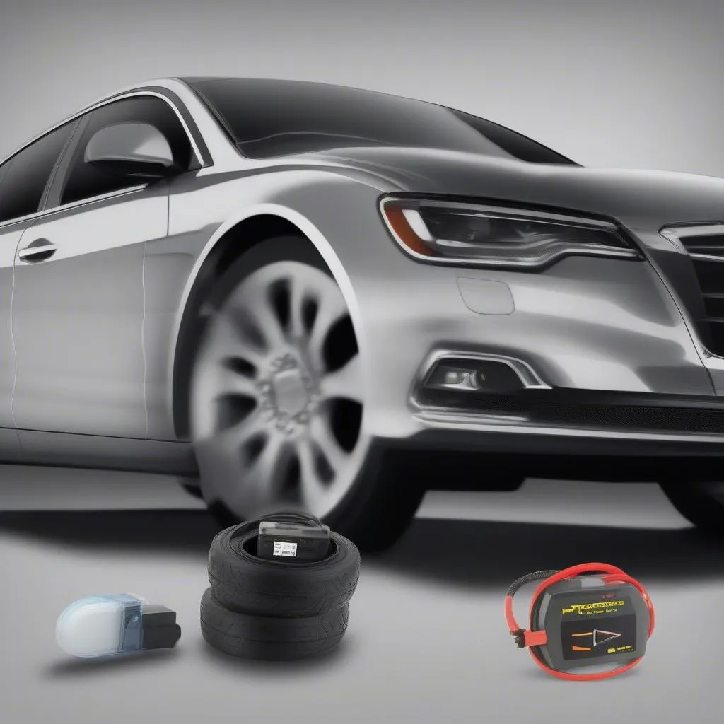 Car TPMS sensor and diagnostic tool