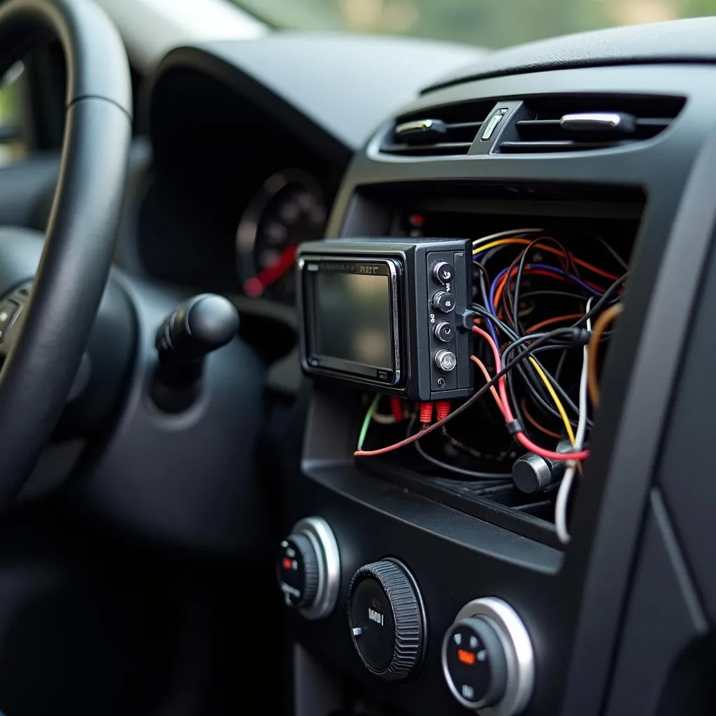 Cheap DAB Bluetooth car radio installation