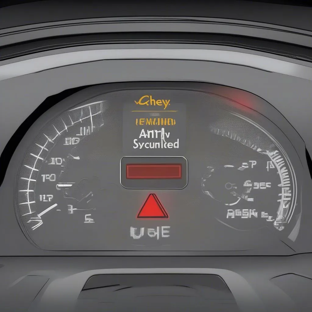 Chevy Anti-theft System Warning Lights