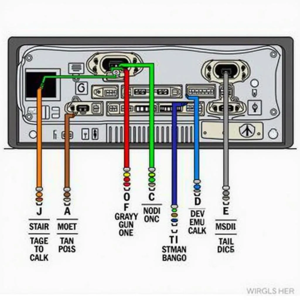 Clarion car radio wiring diagram