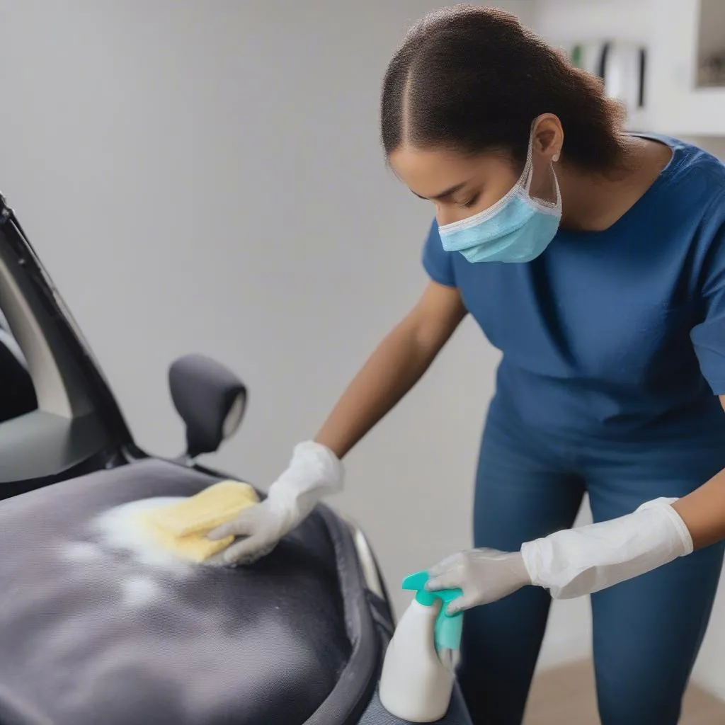 Cleaning Car Interior After Dye Pack