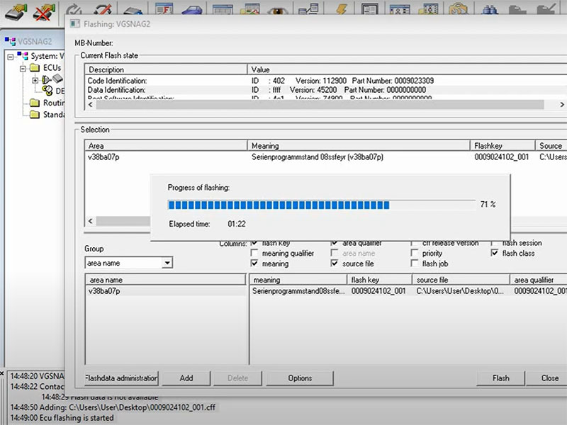 Coding and Programming New VGS Part3 for Mercedes W204 C200CGI Service