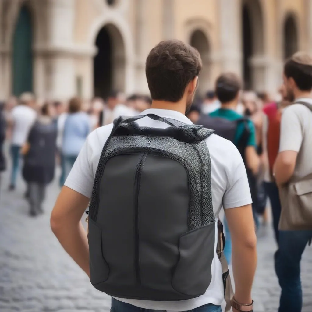 Comfortable anti-theft backpack for travel