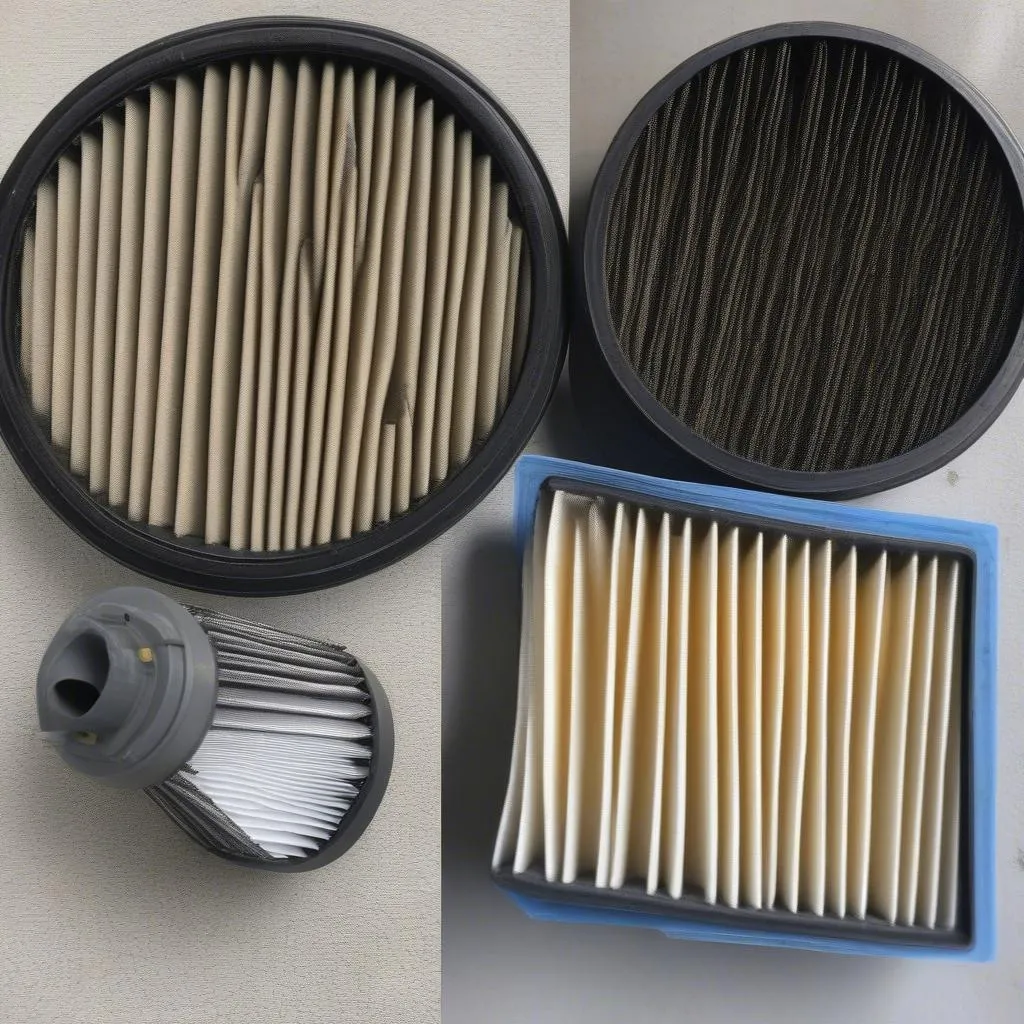 Dirty Car Air Filter