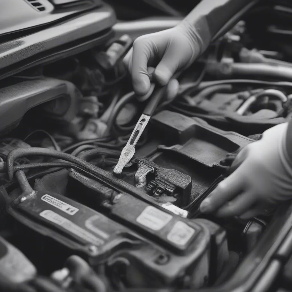 Disconnecting the Negative Terminal of Car Battery