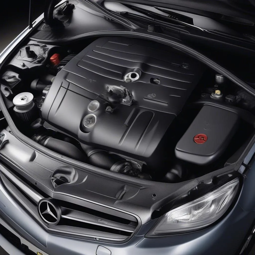 Mercedes C-Class Engine Bay