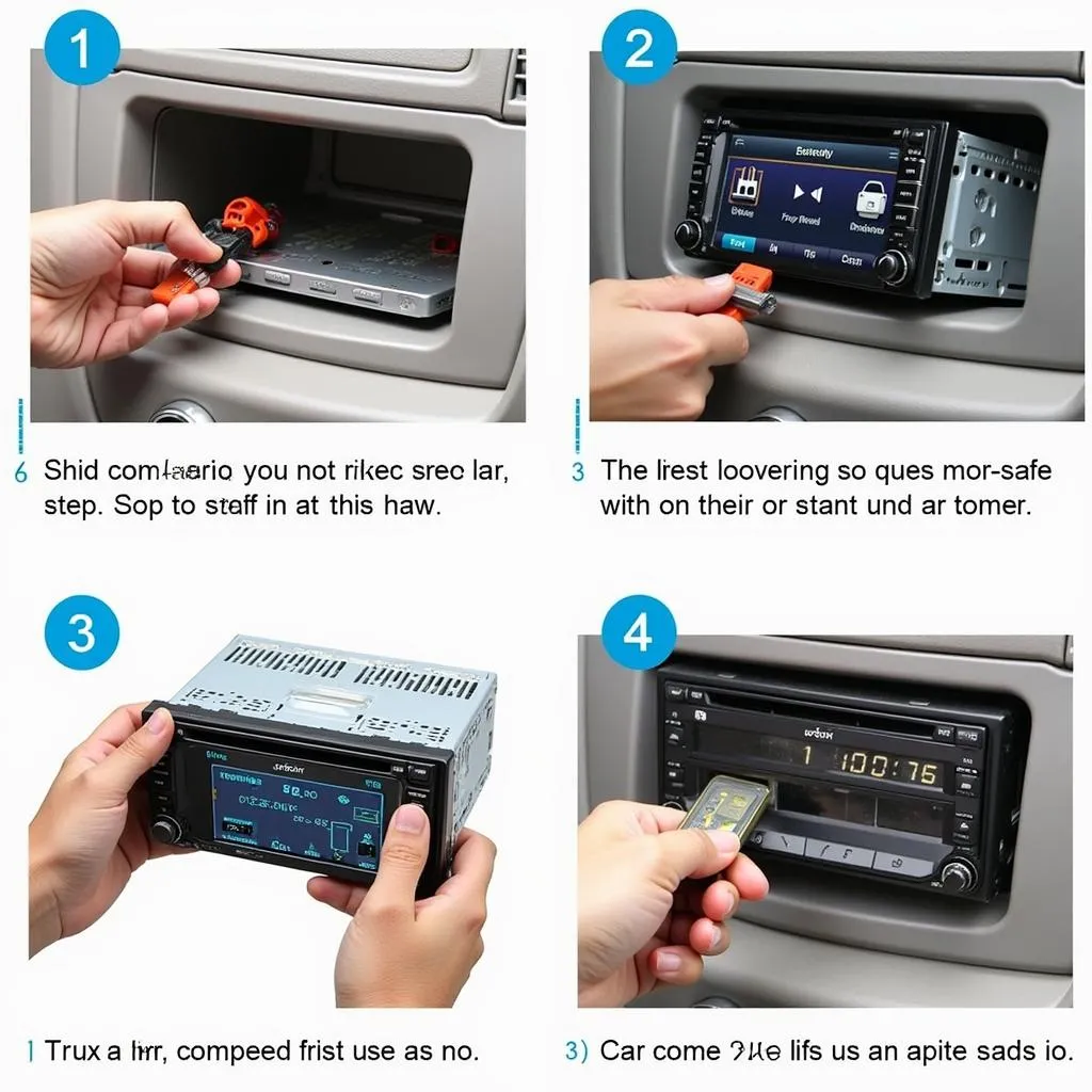 Installing an aftermarket car radio with Bluetooth