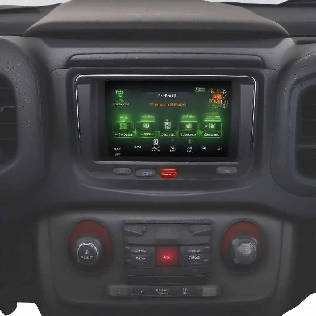 Jeep Patriot dashboard