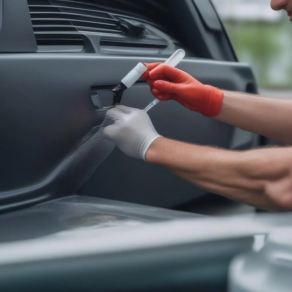 Lubricating Car Window Track