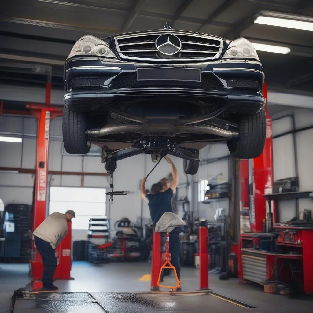 Mercedes suspension repair