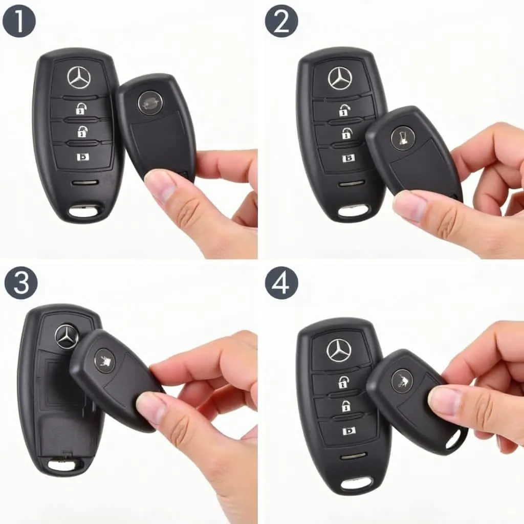 Replacing the battery in a Mercedes-Benz key fob