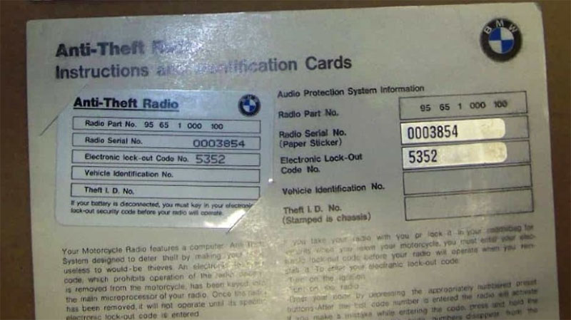 Mercedes-Benz Radio Code