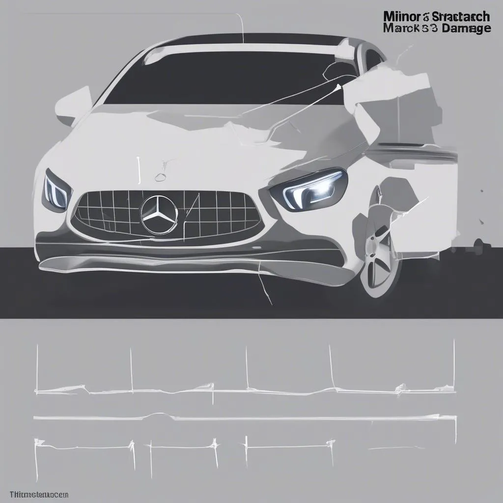 mercedes bumper damage levels