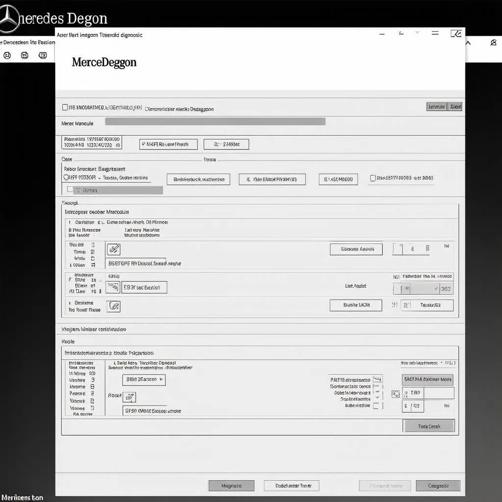 Mercedes Decagon Tool Interface