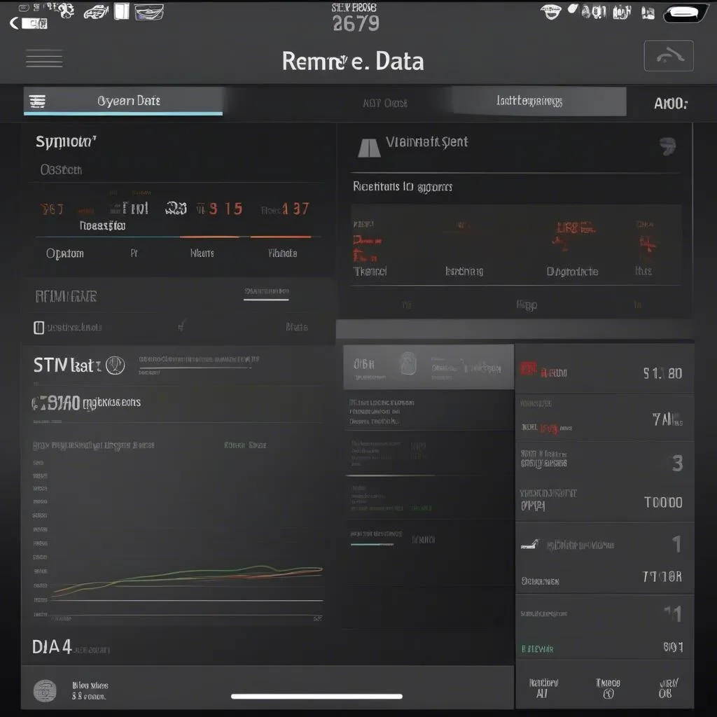 Mercedes Diagnostic App Interface