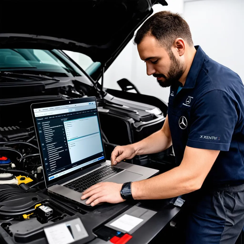 Mercedes Diagnostic Session