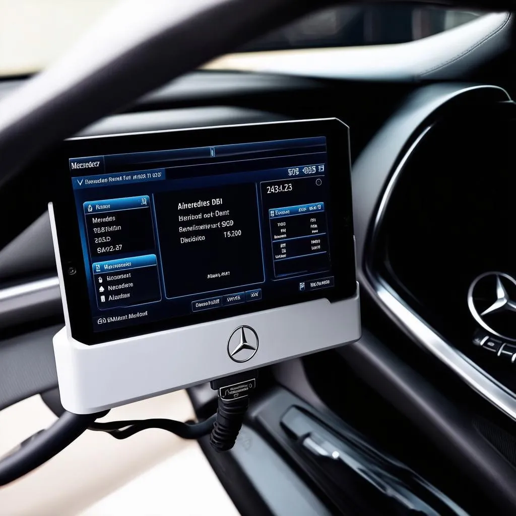 Mercedes Diagnostic Software Interface