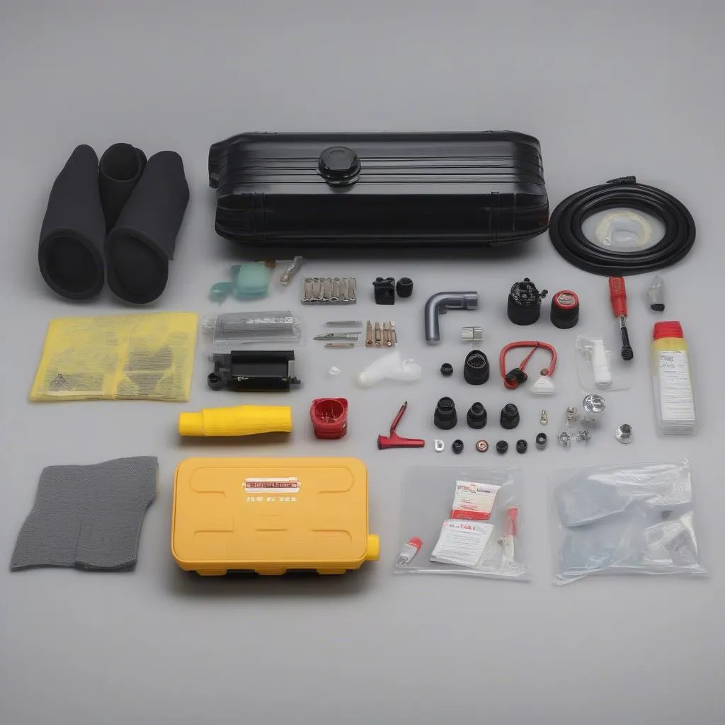 Mercedes Fix-a-Flat Kit Contents