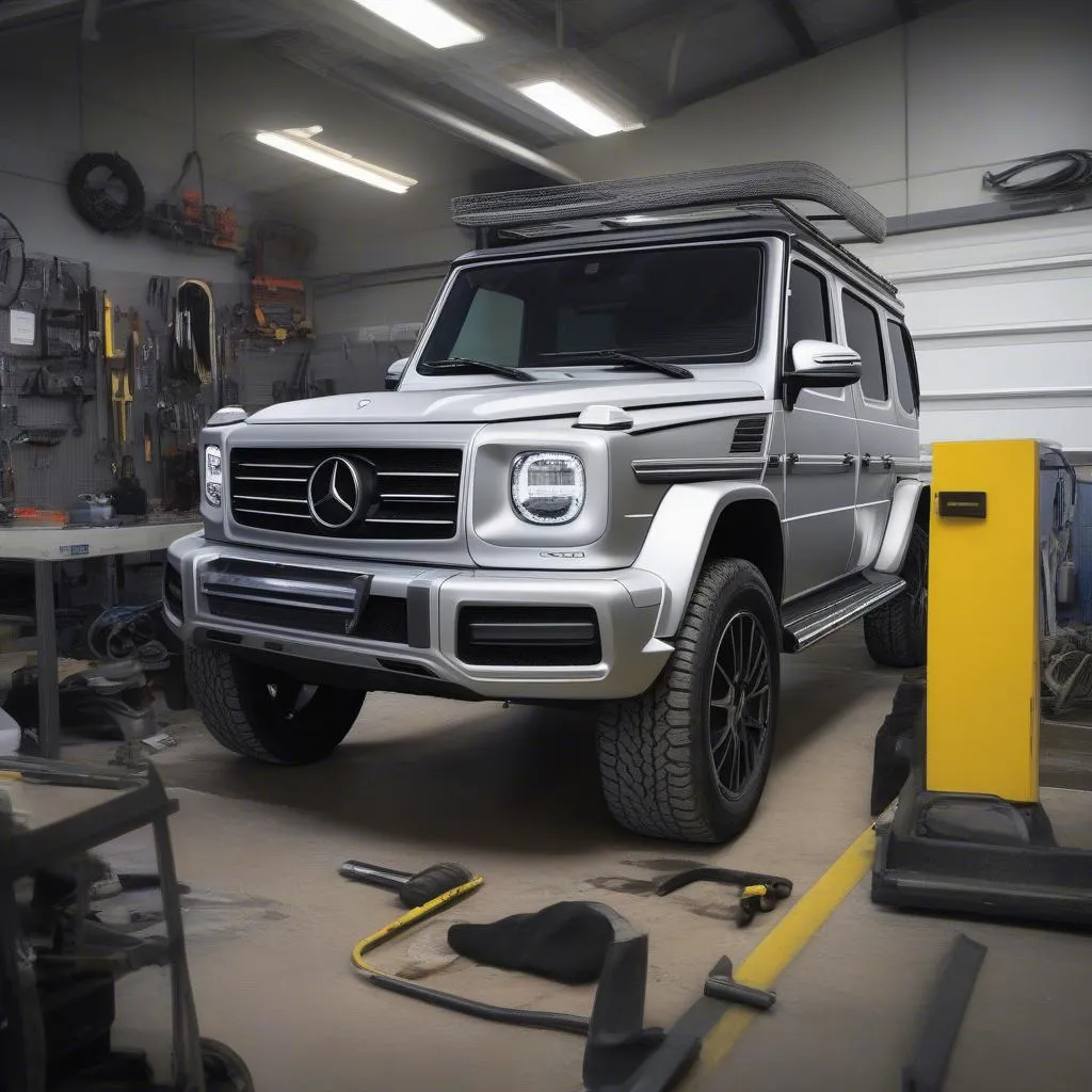 Mercedes G-Class Brush Guard Installation