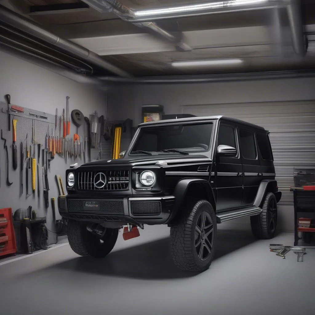 Mercedes G500 Brush Guard Installation