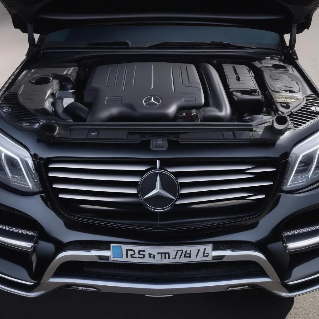 Mercedes GL Engine Bay