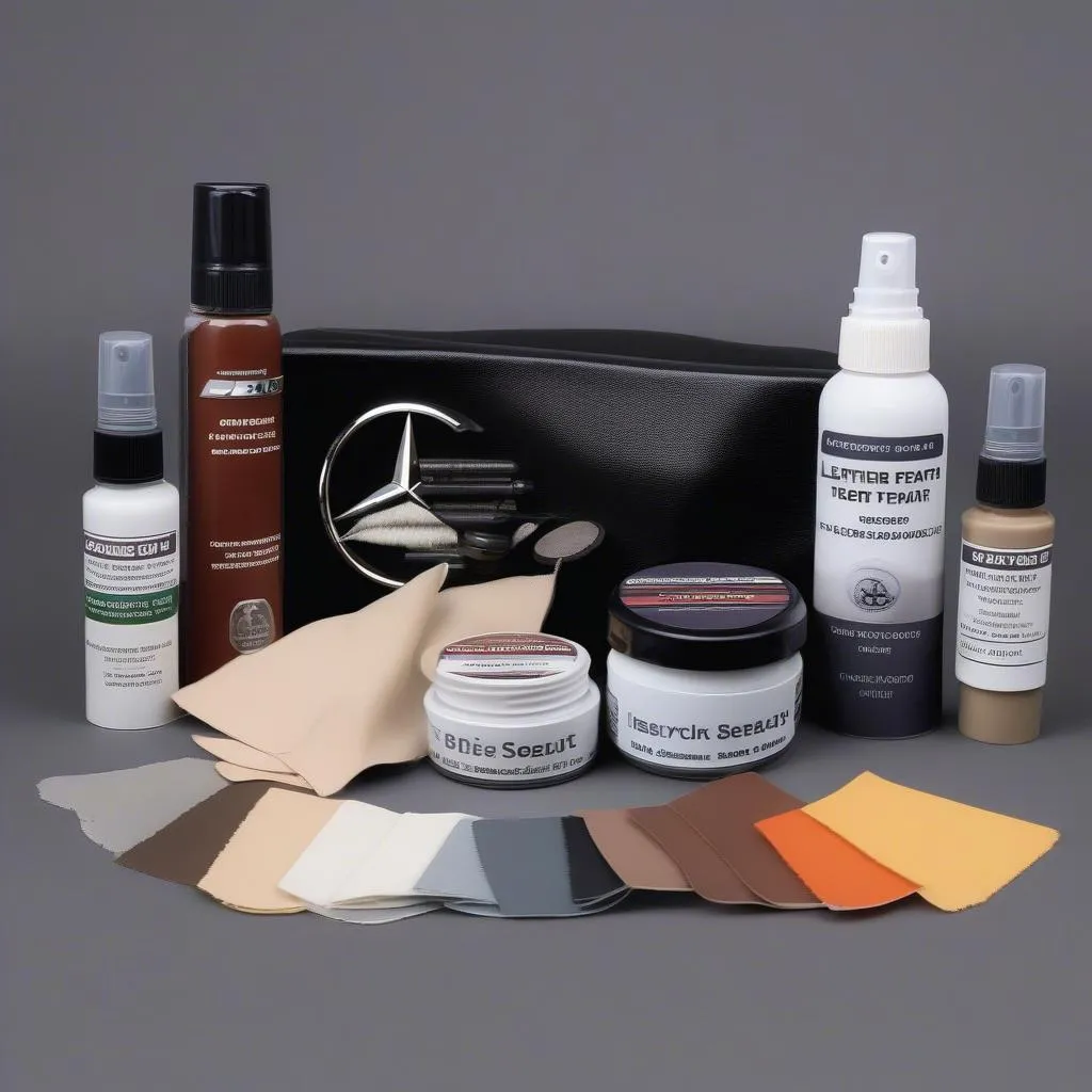 Mercedes leather seat repair kit