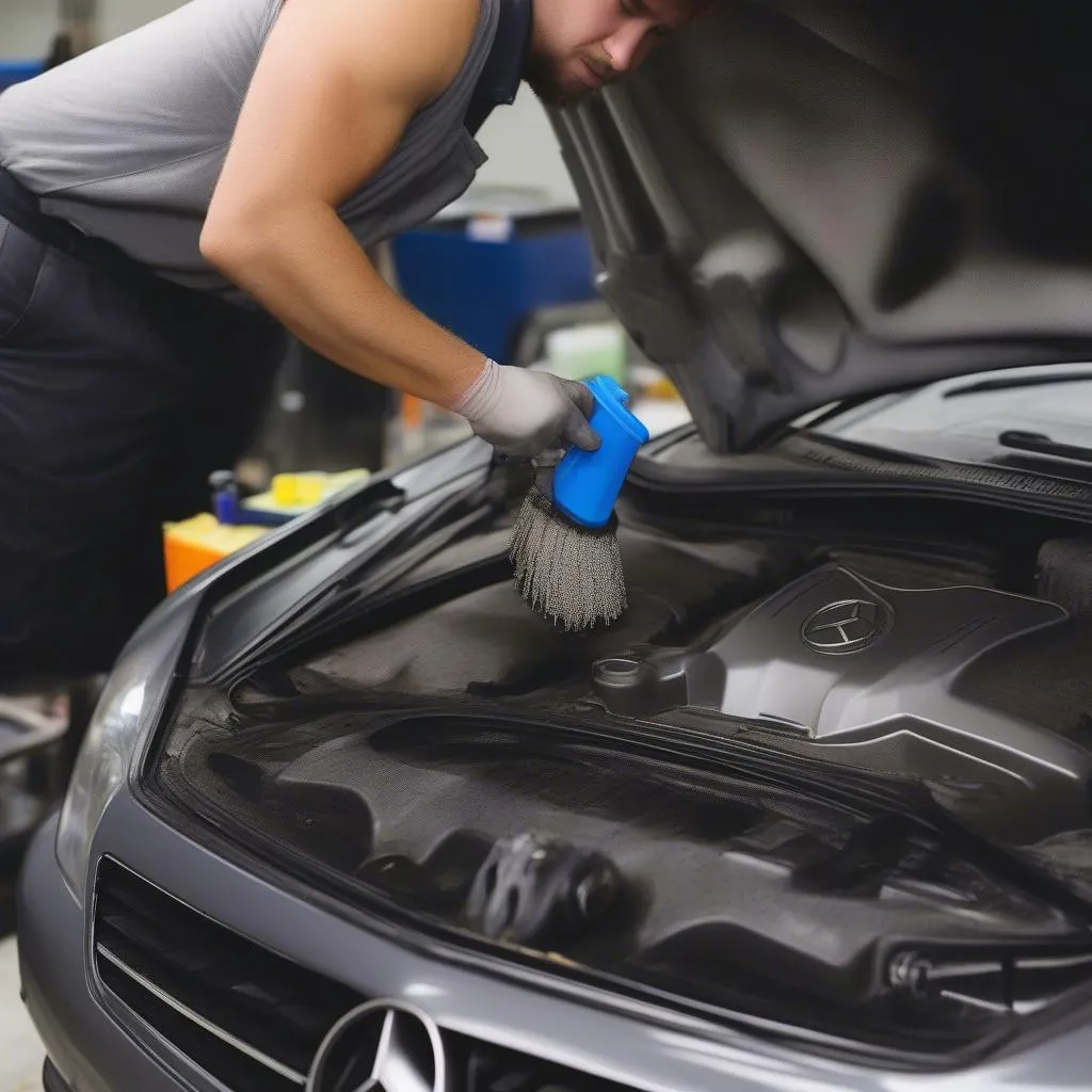 Mercedes MAF Sensor Cleaning