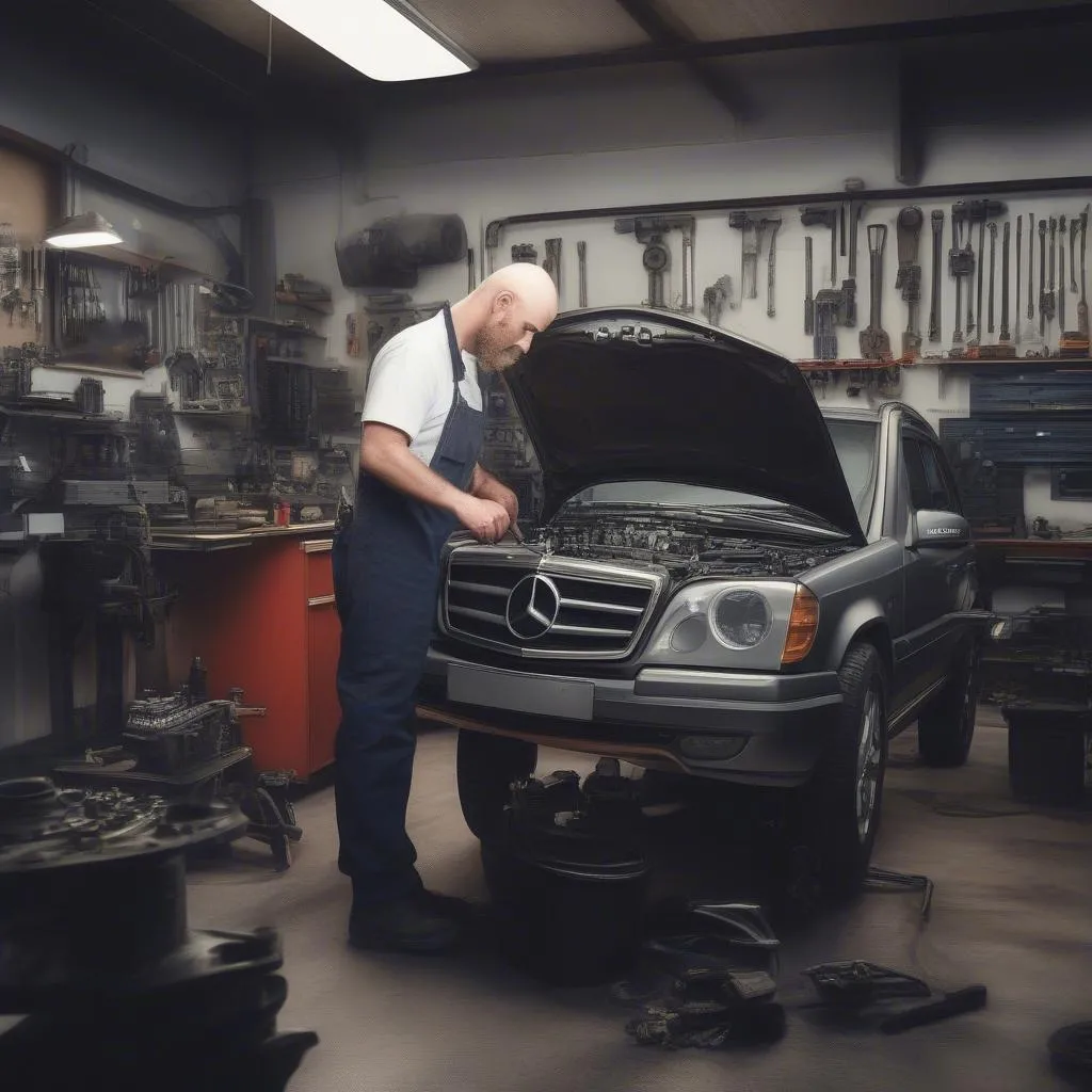 Mercedes mechanic