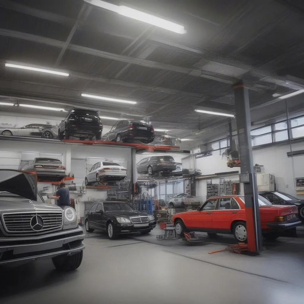 Mercedes Mechanic Repair Shop