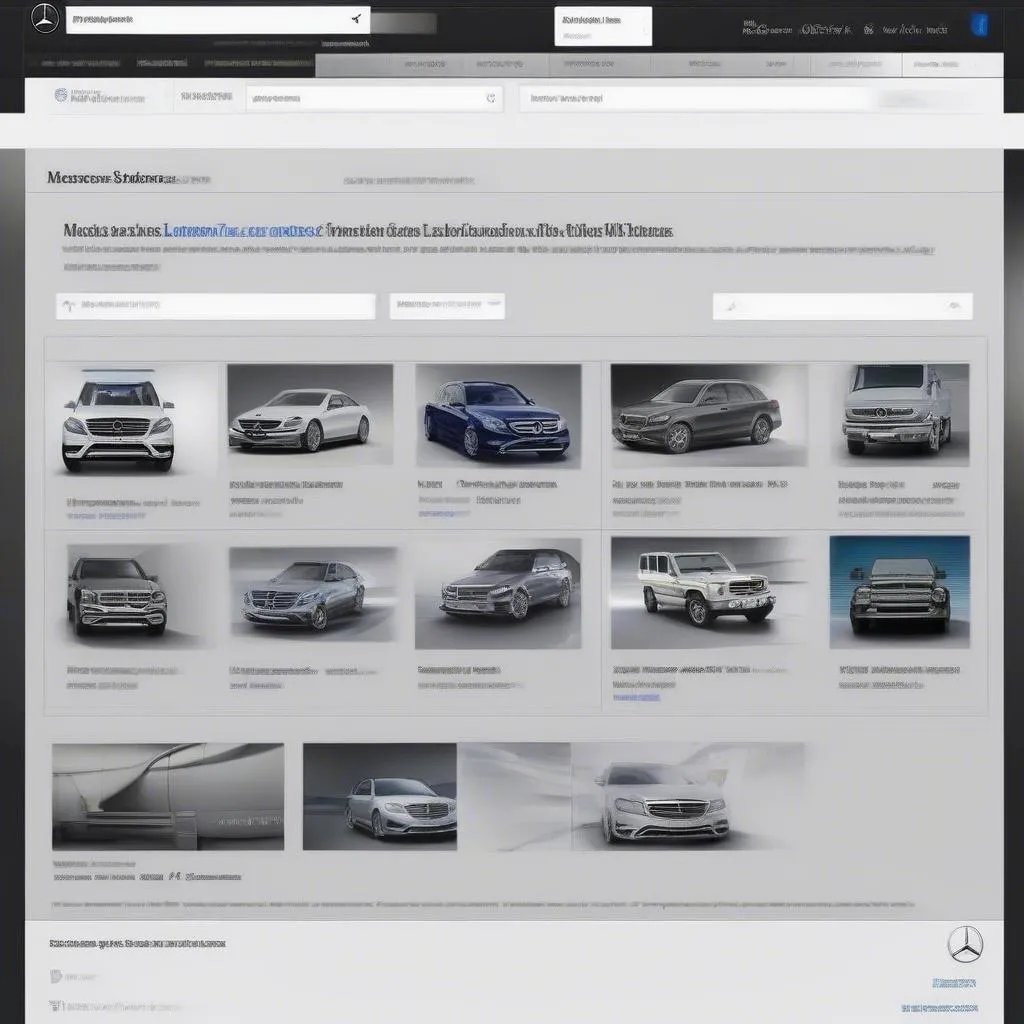 Mercedes OEM Parts Website