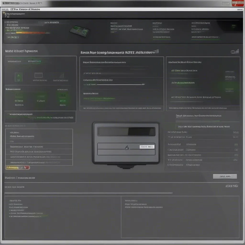 Mercedes SD Scan Tool Software Interface