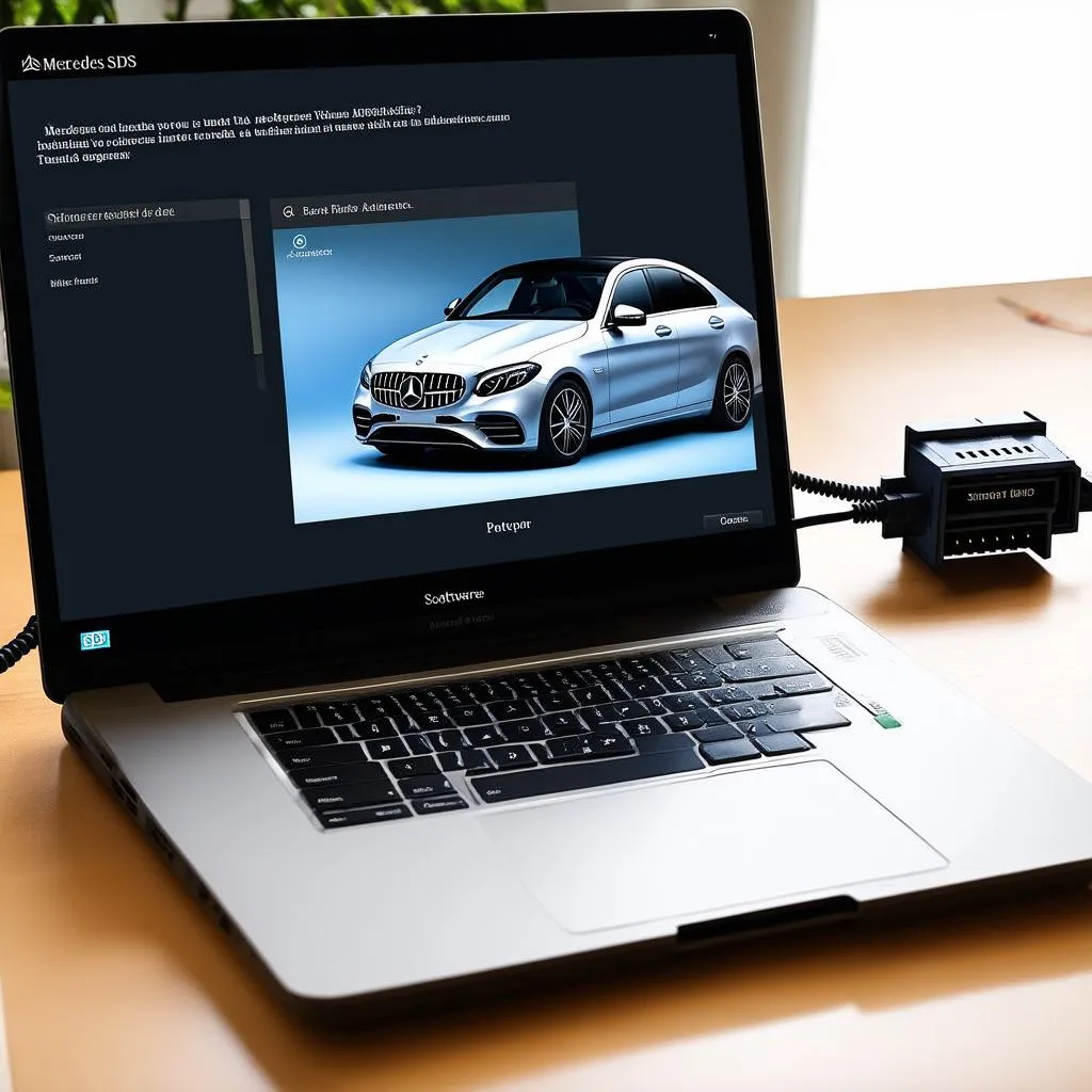 Mercedes SDS Software Interface