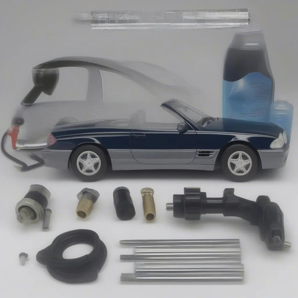 Mercedes SL500 Hydraulic System Service Tool