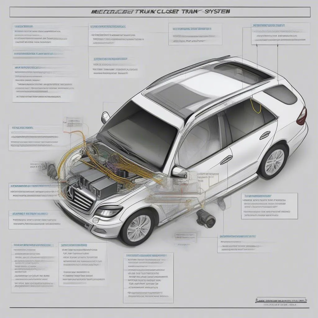 Mercedes Trunk Components