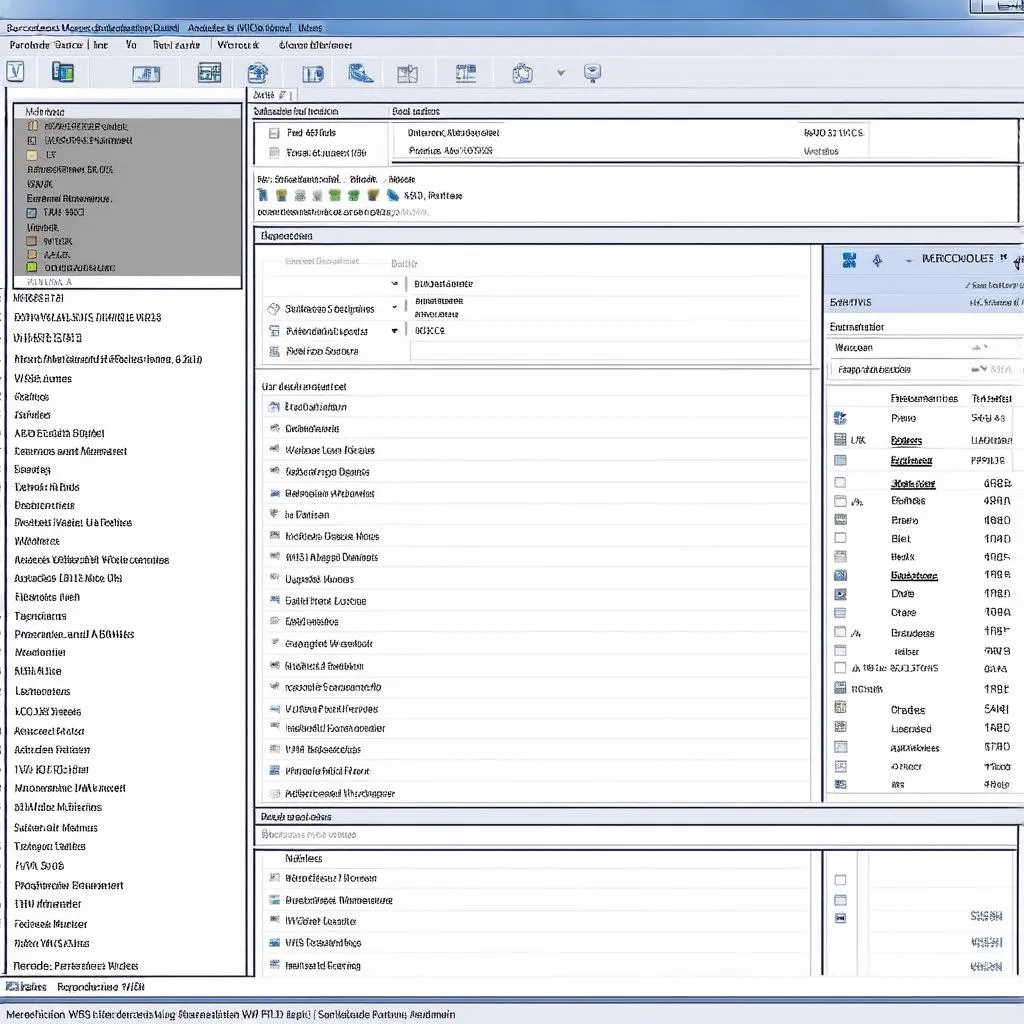 Mercedes WIS Software Interface