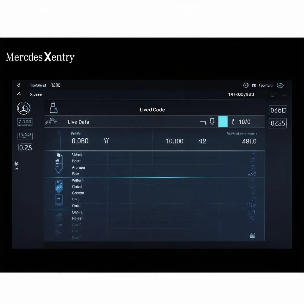 Mercedes Xentry Software Screenshot