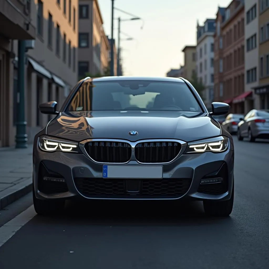 Modern car with anti-theft system