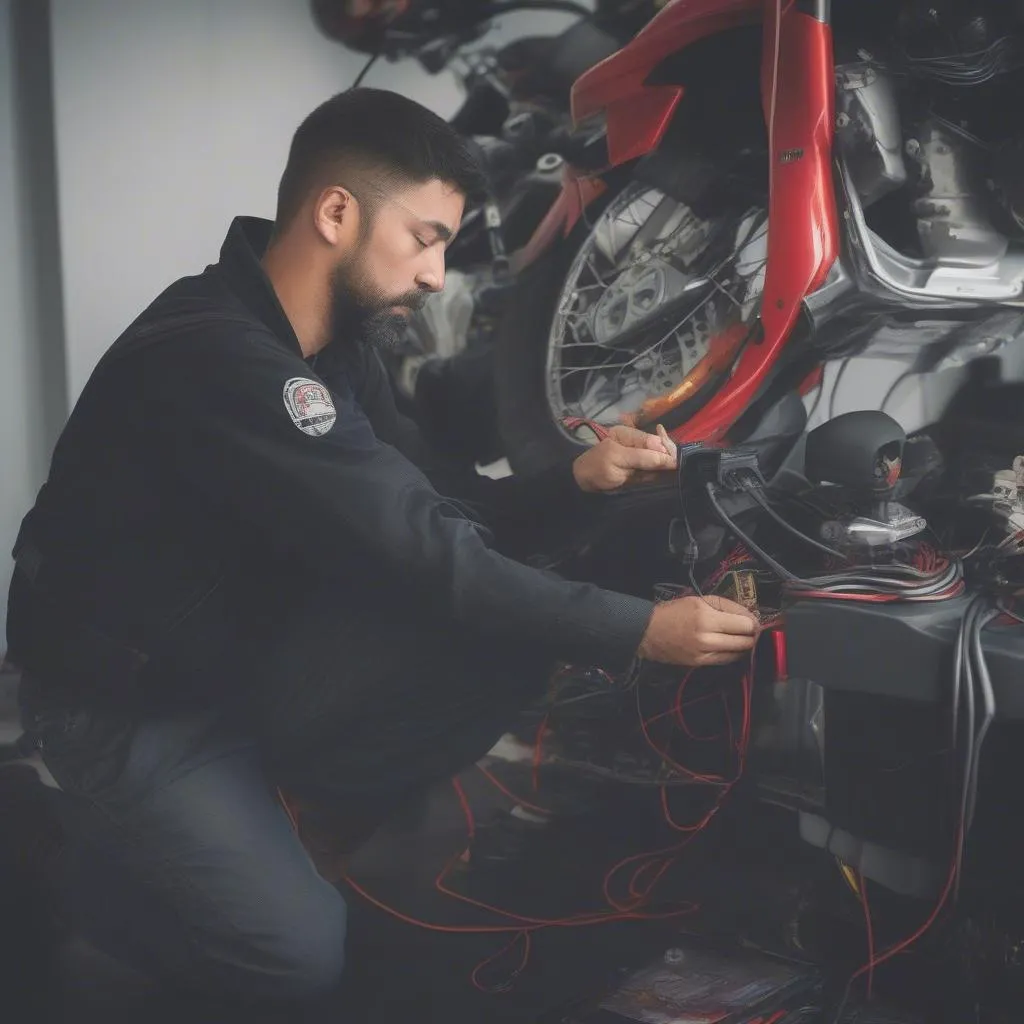 Installing a Motorcycle Alarm System