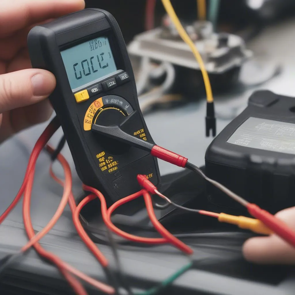 Testing Sensor with Multimeter