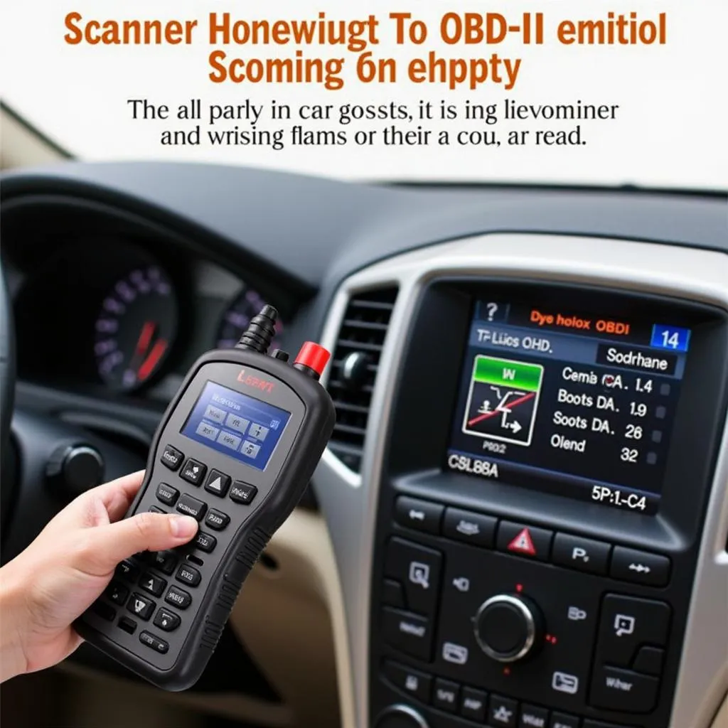 OBD-II Scanner in Use