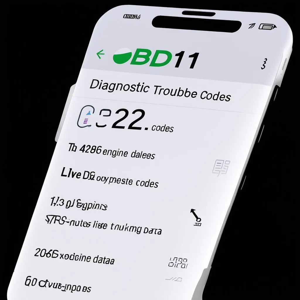 OBD11 App Interface