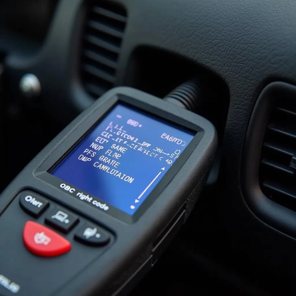 Using an OBD-II scanner to diagnose car problems