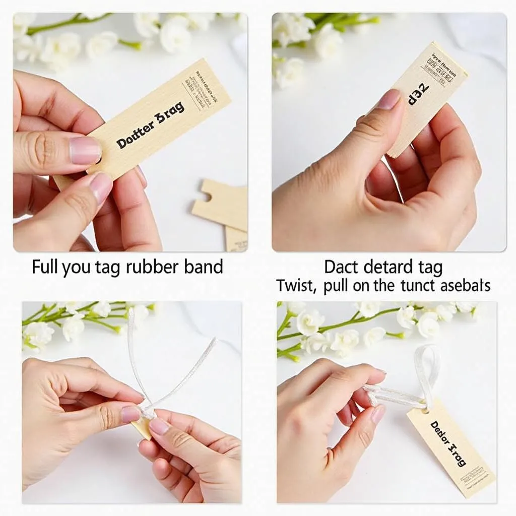 Removing Hard Tag with Rubber Band