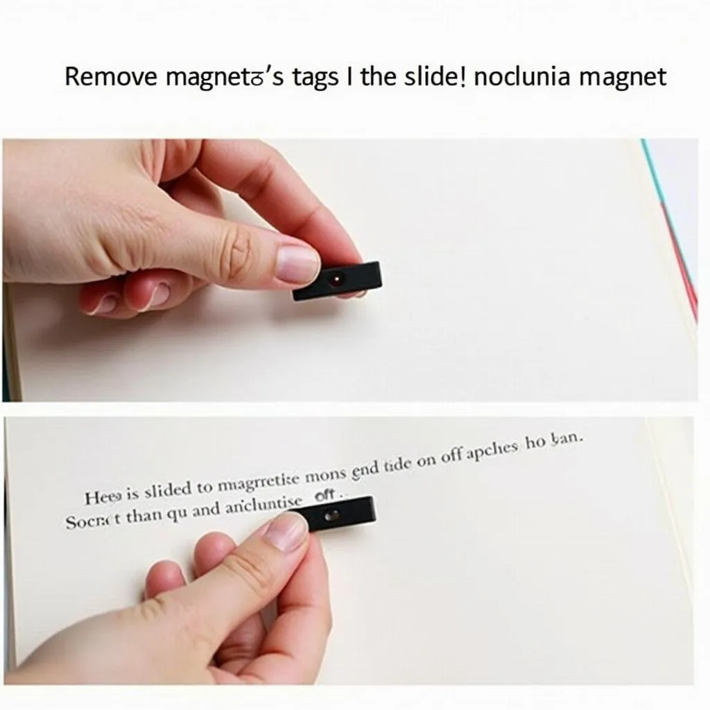 Removing Magnetic Tag with Magnets