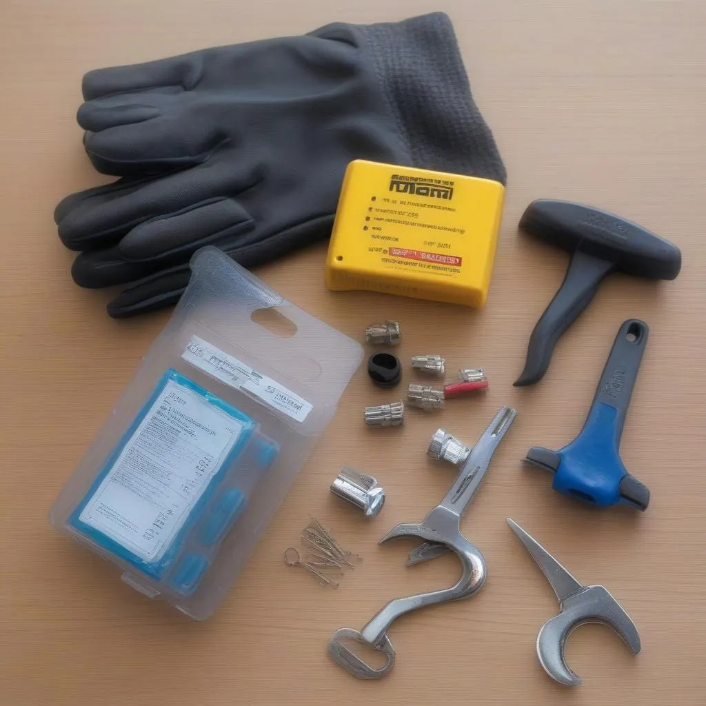 Tools for replacing an anti-theft relay